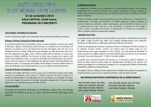 Programa y guía de Concierto