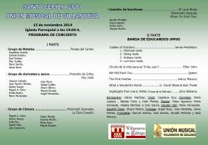 Concierto Grupos Instrumentales, y Banda de Educandos